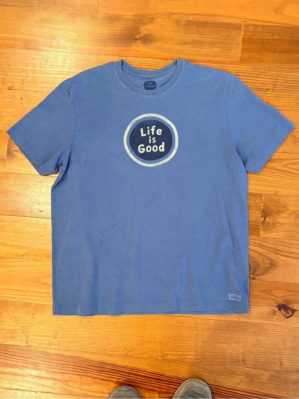 Life is Good T Shirt Mens blue Crusher tee - Picture 1 of 4